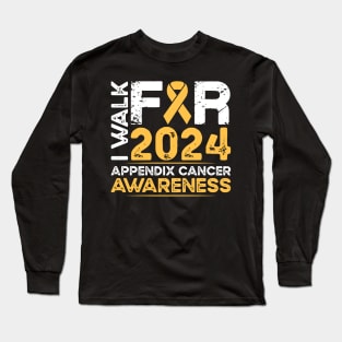 Appendix Cancer Awareness Walk 2024 Long Sleeve T-Shirt